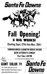 Santa Fe Downs Ad